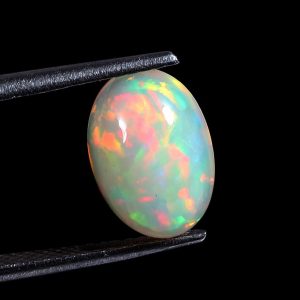 Natural Ethiopian Opal Smooth Oval Cabochon, 11X8mm