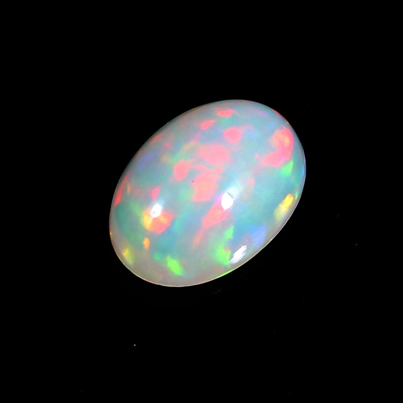 Details about   Huge Ethiopian Opal Oval Stone Fire Opal 8x11mm Natural Faceted Opal Cabochon 