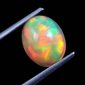 Natural Ethiopian Opal Smooth Oval Cabochon, 10X8mm
