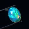 Natural Ethiopian Opal Smooth Oval Cabochon, 11X8mm, 1.55cts