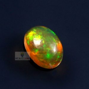 Natural Ethiopian Opal Smooth Oval Cabochon, 8X6mm