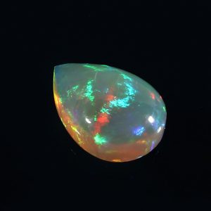 1.7 Cts Natural ethiopian opal gemstone Pear shape yellow opal - 391