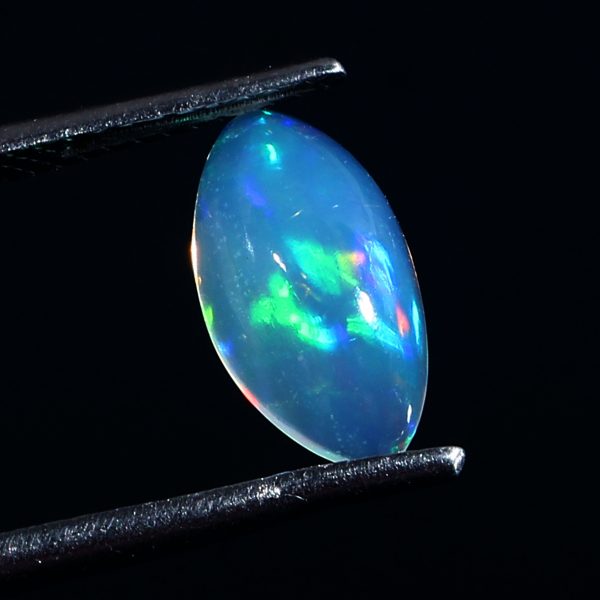 1.15 cts Natural Ethiopian opal smooth gemstone marquise shape white opal - 383