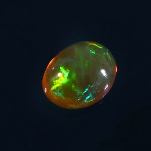 Natural ethiopian opal0.9 Cts Natural ethiopian opal smooth yellow gemstone oval shape - 426