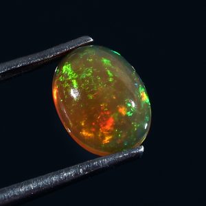 1.3 Cts Natural ethiopian opal smooth yellow gemstone oval shape - 422