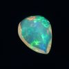 1.35 Cts Natural ethiopian opal faceted yellow gemstone pear shape - 412