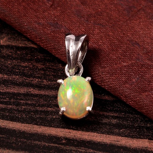 Opal Gemstone 925 Sterling Silver Pendant Jewelry, Silver Pendant P-428