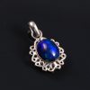 Natural Opal Stone 925 Sterling Silver Pendant Jewelry P-611
