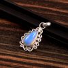 Natural ethiopian Opal Stone 925 Sterling Silver Pendant Jewelry P-566