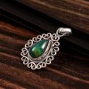Natural Opal Stone 925 Sterling Silver Pendant Jewelry P-614