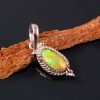 Ethiopian Opal 925 Sterling Silver Pendant Jewelry, Opal Jewelry P-498