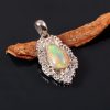 Ethiopian Opal 925 Sterling Silver Pendant Jewelry, Opal Jewelry P-528