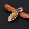 Natural ethiopian Opal Stone 925 Sterling Silver Pendant Jewelry P-531
