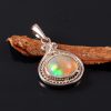 Ethiopian Opal 925 Sterling Silver Pendant Jewelry, Opal Jewelry P-524