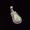 Gemstone Opal Stone 925 Sterling Silver Pendant Jewelry P-801