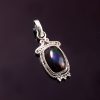 Gemstone Opal Stone 925 Sterling Silver Pendant Jewelry P-790