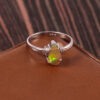 Natural Ethiopian Opal 925 Sterling Silver Gemstone Ring - R551