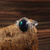 Natural Ethiopian Opal Stone 925 Sterling Silver Gemstone Ring - R705