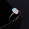 Natural Gemstone Ethiopian Opal 925 Sterling Silver Gemstone Ring - R609