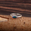 Natural Ethiopian Opal Solid 925 Sterling Silver Gemstone Ring - R755