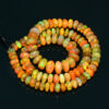 Natural Ethiopian Opal Smooth Rondelle Beads 6.5X3.5-9X5MM
