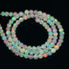 Natural Ethiopian Opal Round Smooth Beads, 4MM