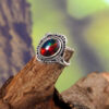 Natural Ethiopian Opal Solid 925 Sterling Silver Gemstone Ring - R848