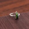 Natural Ethiopian Opal Ring, 925 Sterling Silver Ring, Natural Opal Gemstone Ring, Opal Jewelry, - R911