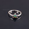 Natural Ethiopian Opal Solid 925 Sterling Silver Ring , Handmade Jewelry - R 880